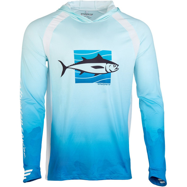 Реглан Favorite Hooded Jersey Tuna XL ц:голубой