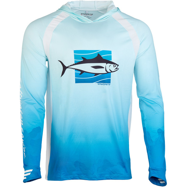 Реглан Favorite Hooded Jersey Tuna 2XL ц:блакитний