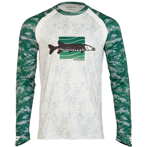 Favorite Basic Jersey Pike Raglan 3XL, color: green