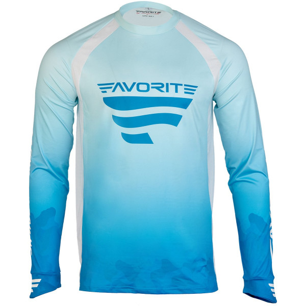 Реглан Favorite Basic Jersey F Logo M ц:блакитний
