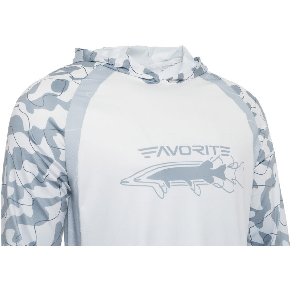 Реглан Favorite Hooded Jersey Pike L Gray