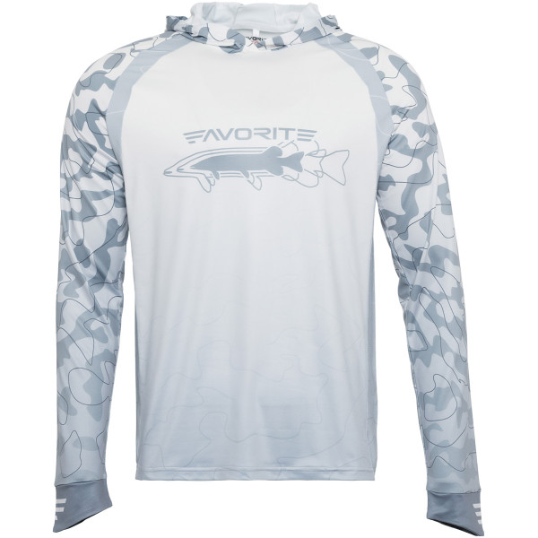 Реглан Favorite Hooded Jersey Pike 3XL Gray