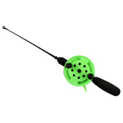 Adams IFR3000L winter fishing rod with a long neoprene handle