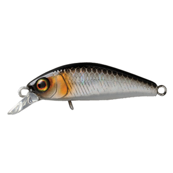 Воблер Jackall Chubby Minnow 35мм 2.3g HL Silver&Black Suspending