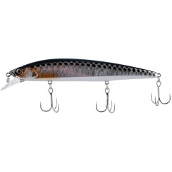 Jackall Rerange 110SP wobbler, 110mm, 14.8g, HL Silver & Black Suspending