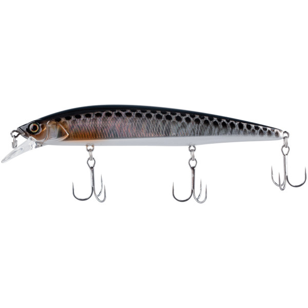 Jackall Rerange 110SP wobbler, 110mm, 14.8g, HL Silver & Black Suspending