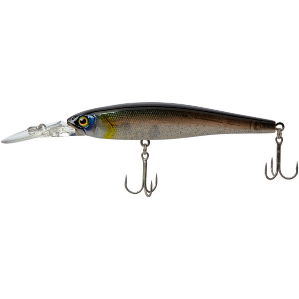 Воблер Jackall Dowzvido 90SP 90мм 10.7g Maruhata Dark Thunder/Clear Silver