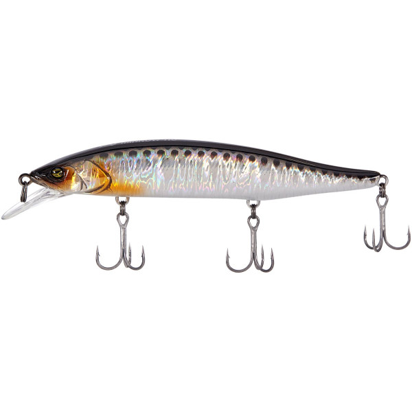 Wobbler Jackall RV-Minnow 110SP 110mm 16.3g HL Silver & Black