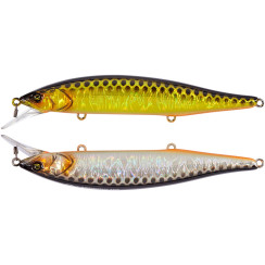 Wobbler Jackall RV-Minnow 110SP 110mm 16.3g HL Gold & Silver Black