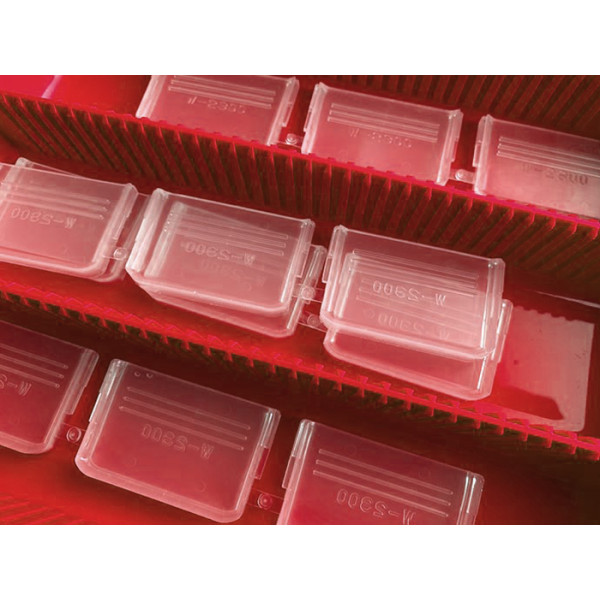 Коробка Jackall 2300D Double Open Tackle Box M ц:red