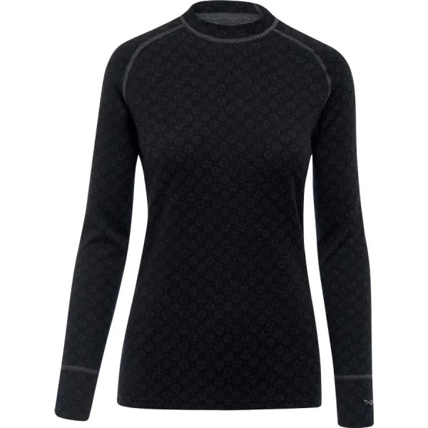 Thermowave Extreme Long-Sleeve Woman Thermal Sweater. M. Black