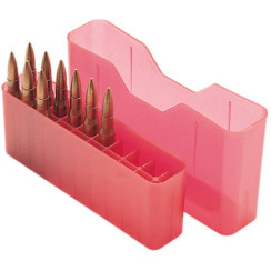 MTM J-20-XS 20-round box, caliber .222 Rem.; .223 Rem. Color – red.