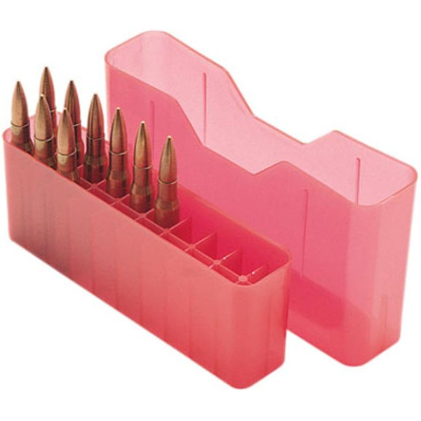 MTM J-20-XS 20-round box, caliber .222 Rem.; .223 Rem. Color – red.