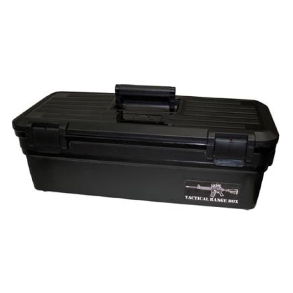 MTM Tactical Range Box field case for cleaning and maintaining AK/AR15. Black