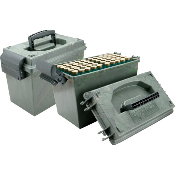 MTM Shotshell Dry Box на 100 патронів кал. 20/76. Колір – камуфляж