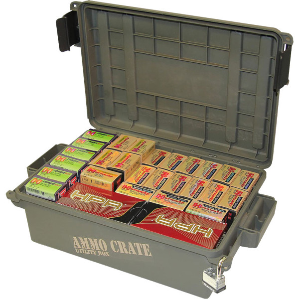 MTM ACR4-18 utility box. Color: olive.