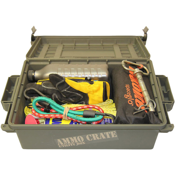 MTM ACR4-18 utility box. Color: olive.