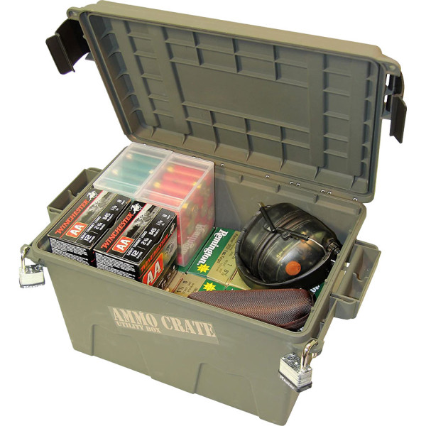 MTM ACR7-18 utility box. Color: olive.