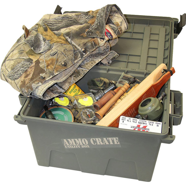 MTM ACR7-18 utility box. Color: olive.