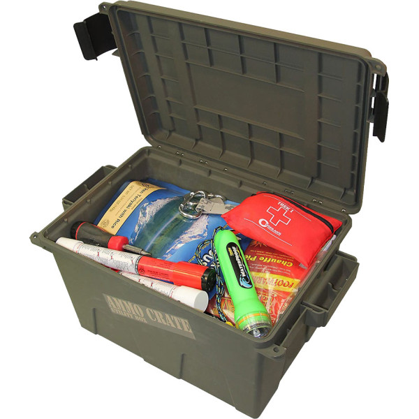 MTM ACR7-18 utility box. Color: olive.