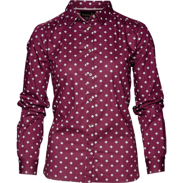Seeland Erin Lady M Burgundy Blouse