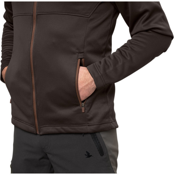 Seeland Elliot fleece sweatshirt M Brown