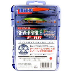 Meiho REVERSIBLE F-86 Box: Clear
