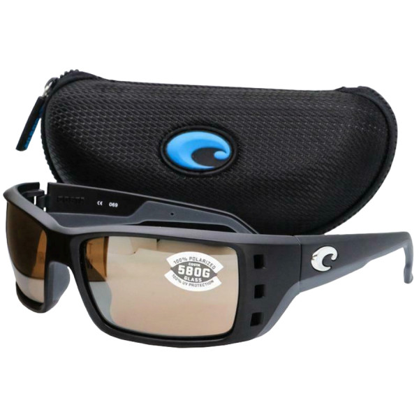 Очки Costa Del Mar Permit Black Silver Copper 580G