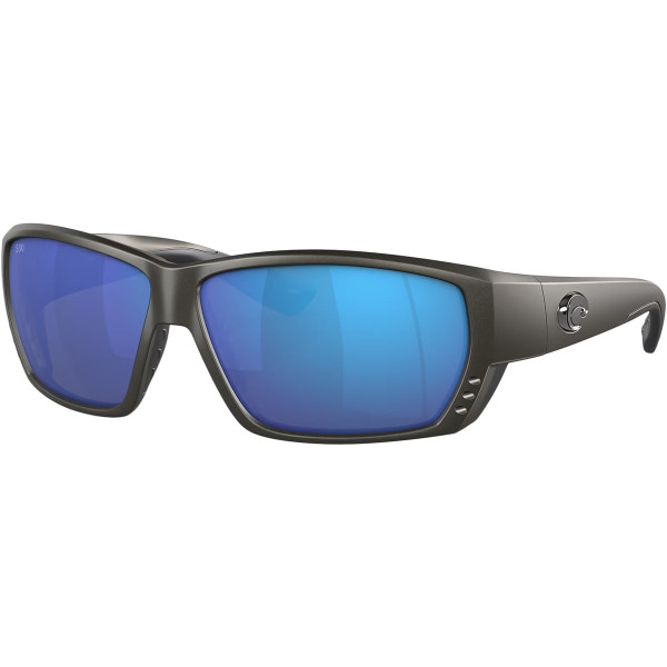 Sunglasses Costa Del Mar Tuna Alley Matte Steel Gray Mtlc Blue Mirror 580G