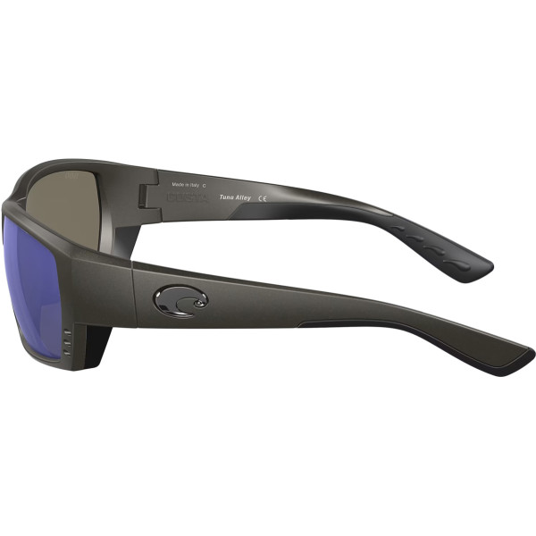 Sunglasses Costa Del Mar Tuna Alley Matte Steel Gray Mtlc Blue Mirror 580G