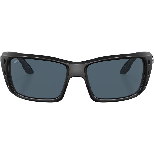 Costa Del Mar Permit Matte Black Gray 580P Sunglasses