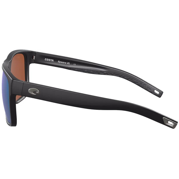 Sunglasses Costa Del Mar Spearo XL 11 Matte Black Green Mirror 580G
