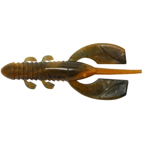 Silicone Big Bite Baits YoDaddy 3" Craw Orng Swirl