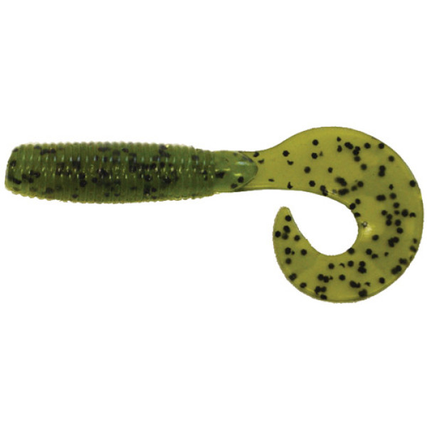 Silicone Big Bite Baits Finesse Grub 4" Watermelonseed