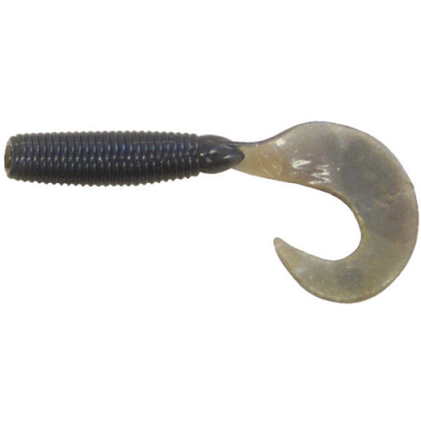 Silicone Big Bite Baits Finesse Grub 3" Pro Blue