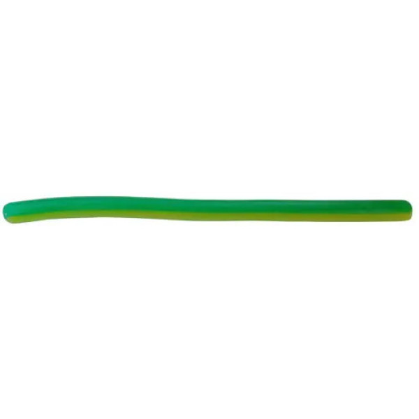 Silicone Big Bite Baits Trout Worm 3" Green/Yellow