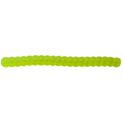 Silicone Big Bite Baits Trout Worm 1" Chart Pearl