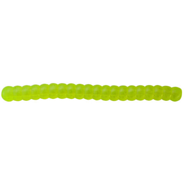 Silicone Big Bite Baits Trout Worm 1" Chart Pearl