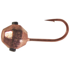 Shark tungsten jig, 0.27g large pellet, 3.0mm hook, D18, copper