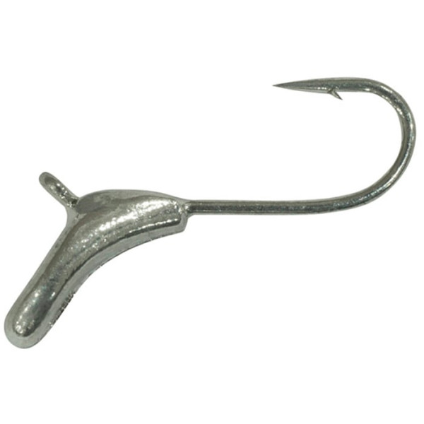Shark Golf 1g tungsten jig, 4.0mm hook, D14, silver