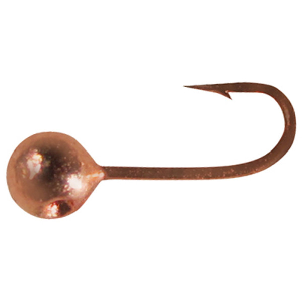 Shark tungsten jig, 0.216g pellet with a hole, 2.5mm hook, D20, galvanized copper