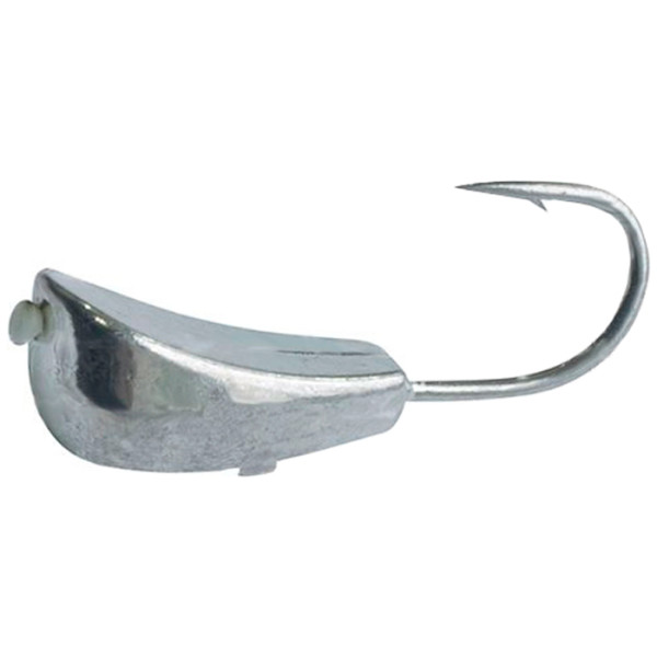 Shark Uralka 2.6g tungsten jig, 5.5/XL hook, D10, galvanized color: silver