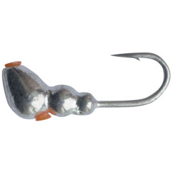 Блешня вольфрамова Shark Мураха з отвором 0.75g 3.5mm гачок D16 гальваніка ц:срібло