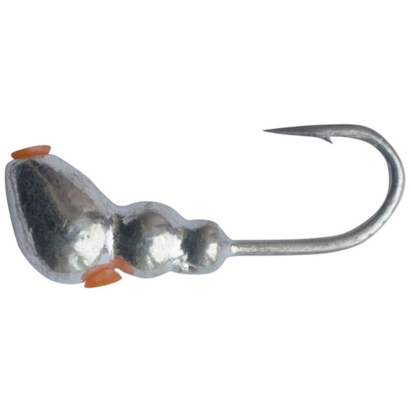 Блешня вольфрамова Shark Мураха з отвором 0.75g 3.5mm гачок D16 гальваніка ц:срібло