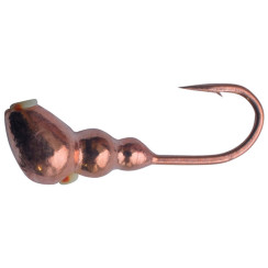 Блешня вольфрамова Shark Мураха з отвором 0.75g 3.5mm гачок D16 ц:мідь