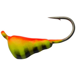 Shark Ant tungsten jig with 0.85g eye, 4.0mm hook, D14 color: Mat Tiger