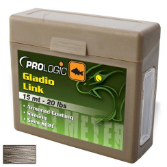 Поводковый материал Prologic Gladio Link 15m 40lbs Coated Camo Brown