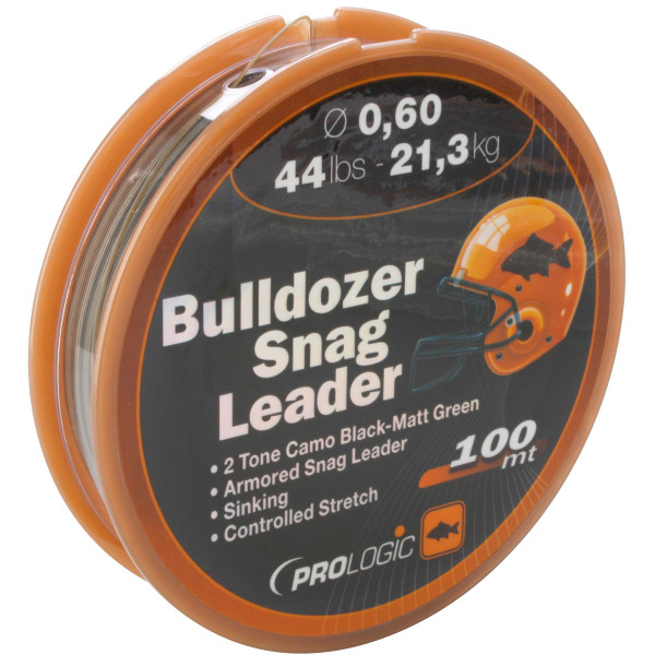 Shock leader Prologic Bulldozer Snag Leader 100m (Camo) 0.50mm (Camo) 32lb/15.6kg