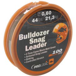 Шоклидер Prologic Bulldozer Snag Leader 100m (Camo) 0.60mm 44lb/21.3kg