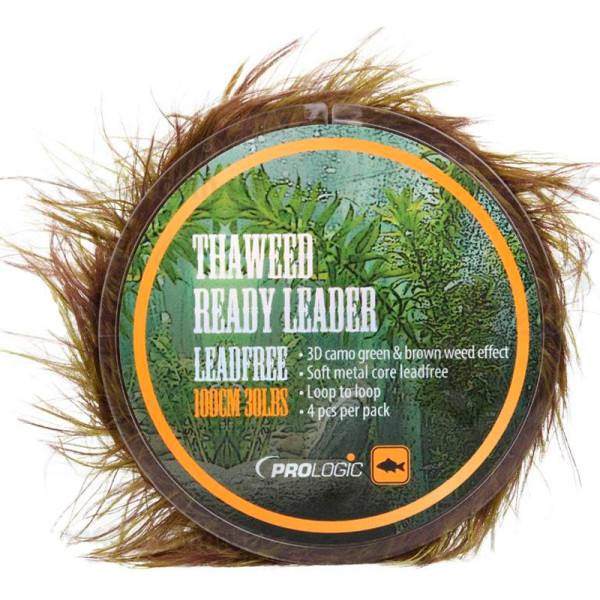 Лидкор Prologic ThaWeed Ready Leader 100cm 40lb NL (4шт/уп)